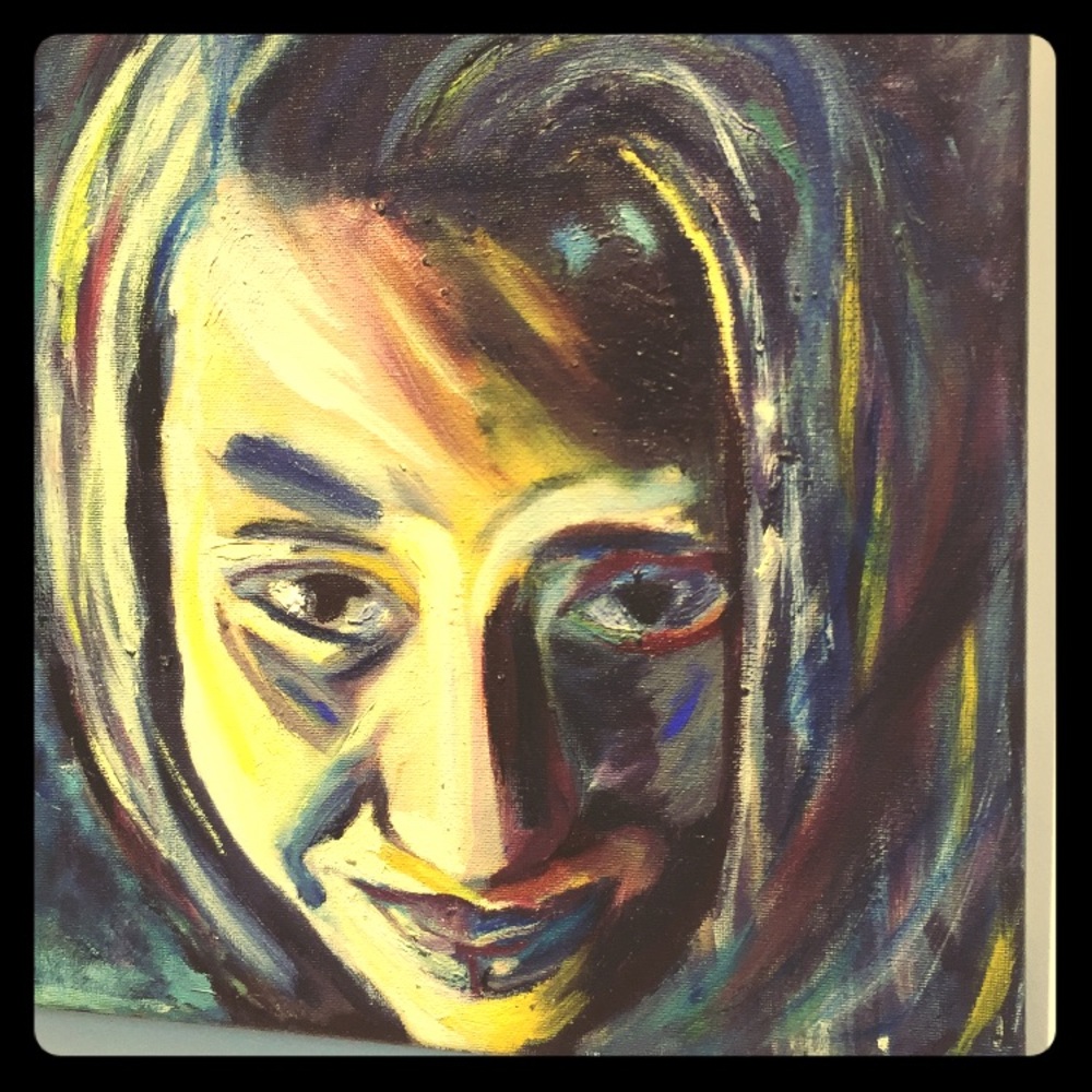 Oil painting portrait